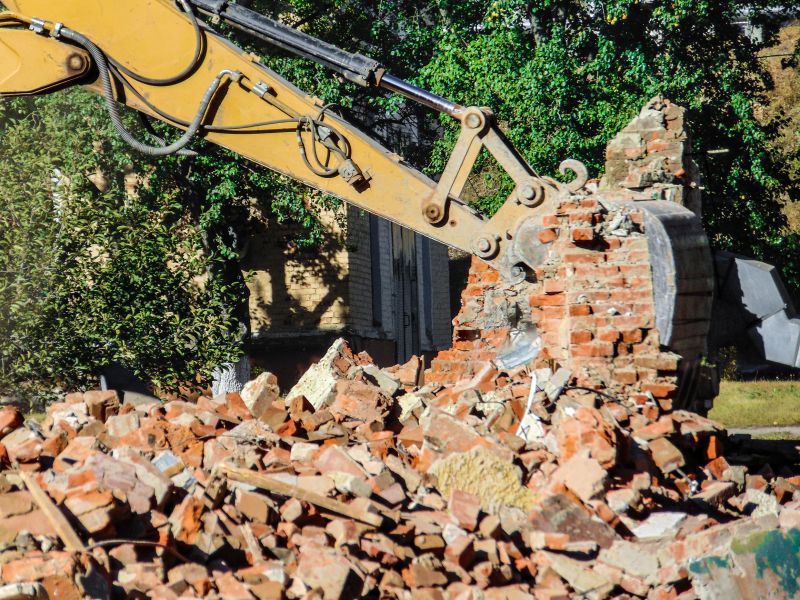 Block Wall Demolition in Bergen County, NJ